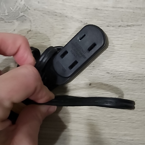 Three - 6 Foot Power Cords - White, Brown, Black - Picture 8 of 10